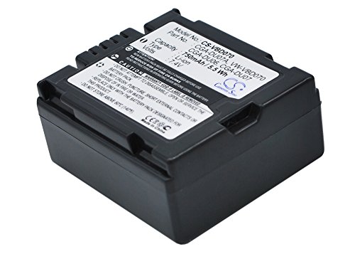 Akku für Panasonic VDR-D160EG-S, 7.4V, 750mAh, Li-ion Akku für Panasonic VDR-D160EG-S, 7.4V, 750mAh, Li-ion von Vintrons
