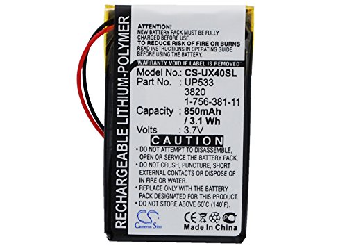 Akku für Sony Clie PEG-UX50, 3.7V, 850mAh, Li-Polymer Akku für Sony Clie PEG-UX50, 3.7V, 850mAh, Li-Polymer von VI VINTRONS