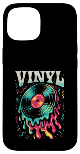 Vinyl - Retro Vintage Schallplatte Plattenspieler Hülle für iPhone 15 Vinyl - Retro Vintage Schallplatte Plattenspieler Hülle für iPhone 15 von Vinyl 70er 60er Soul Music