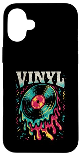 Vinyl - Retro Vintage Schallplatte Plattenspieler Hülle für iPhone 16 Plus Vinyl - Retro Vintage Schallplatte Plattenspieler Hülle für iPhone 16 Plus von Vinyl 70er 60er Soul Music