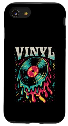 Vinyl - Retro Vintage Schallplatte Plattenspieler Hülle für iPhone SE (2020) / 7 / 8 von Vinyl 70er 60er Soul Music