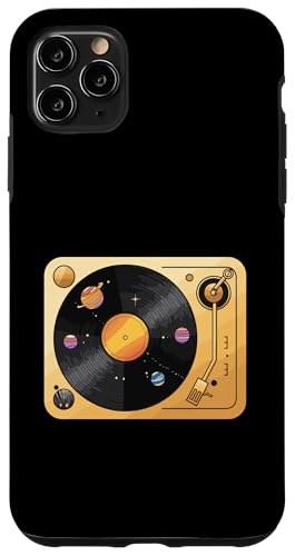 Plattenspieler aus Vinyl mit Planeten-Motiv Hülle für iPhone 11 Pro Max Plattenspieler aus Vinyl mit Planeten-Motiv Hülle für iPhone 11 Pro Max von Vinyl Cosmic Planetary Music Vibes Record Universe