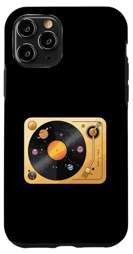 Plattenspieler aus Vinyl mit Planeten-Motiv Hülle für iPhone 11 Pro Plattenspieler aus Vinyl mit Planeten-Motiv Hülle für iPhone 11 Pro von Vinyl Cosmic Planetary Music Vibes Record Universe