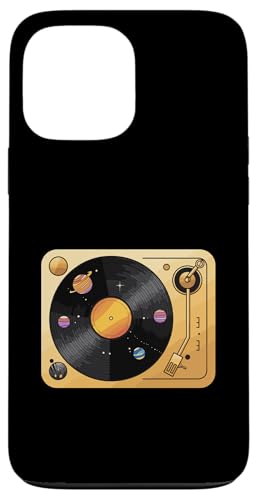 Plattenspieler aus Vinyl mit Planeten-Motiv Hülle für iPhone 13 Pro Max Plattenspieler aus Vinyl mit Planeten-Motiv Hülle für iPhone 13 Pro Max von Vinyl Cosmic Planetary Music Vibes Record Universe