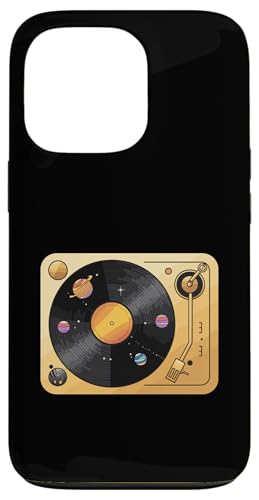 Plattenspieler aus Vinyl mit Planeten-Motiv Hülle für iPhone 13 Pro Plattenspieler aus Vinyl mit Planeten-Motiv Hülle für iPhone 13 Pro von Vinyl Cosmic Planetary Music Vibes Record Universe