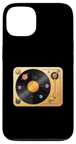 Plattenspieler aus Vinyl mit Planeten-Motiv Hülle für iPhone 13 Plattenspieler aus Vinyl mit Planeten-Motiv Hülle für iPhone 13 von Vinyl Cosmic Planetary Music Vibes Record Universe
