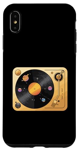 Plattenspieler aus Vinyl mit Planeten-Motiv Hülle für iPhone XS Max Plattenspieler aus Vinyl mit Planeten-Motiv Hülle für iPhone XS Max von Vinyl Cosmic Planetary Music Vibes Record Universe