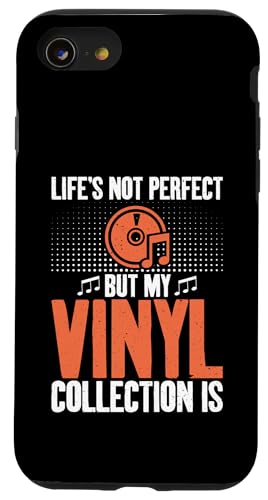 Life's Not Perfect But My Vinyl Collection Is Vinyl Records Hülle für iPhone SE (2020) / 7 / 8 von Vinyl Gifts