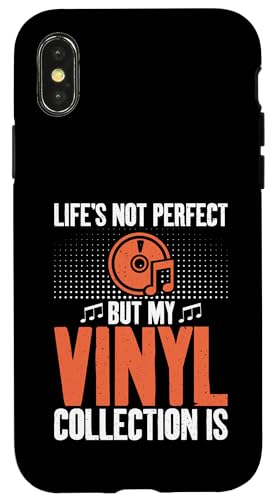Life's Not Perfect But My Vinyl Collection Is Vinyl Records Hülle für iPhone X/XS Life's Not Perfect But My Vinyl Collection Is Vinyl Records Hülle für iPhone X/XS von Vinyl Gifts