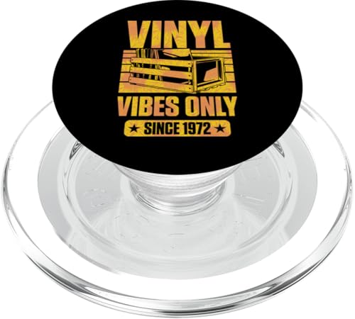 Geburtstag für Plattensammler Vinyl Vibes erst seit 1972 PopSockets PopGrip für MagSafe Geburtstag für Plattensammler Vinyl Vibes erst seit 1972 PopSockets PopGrip für MagSafe von Vinyl Record Collecting Girl Birthday Party Supply