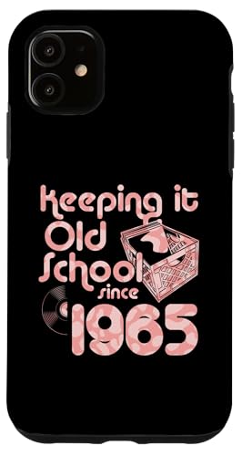 Keeping It Old School Since 1965 Year Box of Vinyl Records Hülle für iPhone 11 Keeping It Old School Since 1965 Year Box of Vinyl Records Hülle für iPhone 11 von Vinyl Record Collecting Girl Birthday Party Supply