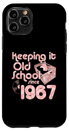 Keeping It Old School Since 1967 Year Box of Vinyl Records Hülle für iPhone 11 Pro Keeping It Old School Since 1967 Year Box of Vinyl Records Hülle für iPhone 11 Pro von Vinyl Record Collecting Girl Birthday Party Supply