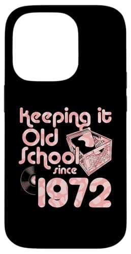 Keeping It Old School Since 1972 Year Box of Vinyl Records Hülle für iPhone 14 Pro Keeping It Old School Since 1972 Year Box of Vinyl Records Hülle für iPhone 14 Pro von Vinyl Record Collecting Girl Birthday Party Supply