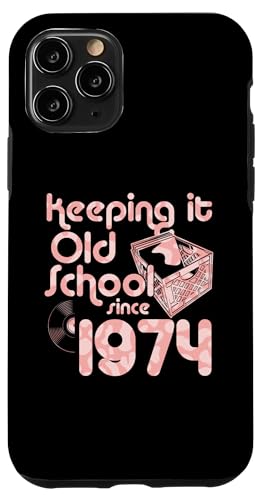 Keeping It Old School Since 1974 Year Box Of Vinyl Records Hülle für iPhone 11 Pro Keeping It Old School Since 1974 Year Box Of Vinyl Records Hülle für iPhone 11 Pro von Vinyl Record Collecting Girl Birthday Party Supply