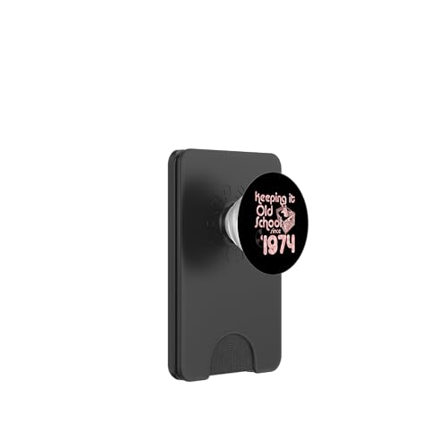 Keeping It Old School Since 1974 Year Box Of Vinyl Records PopSockets PopWallet für MagSafe Keeping It Old School Since 1974 Year Box Of Vinyl Records PopSockets PopWallet für MagSafe von Vinyl Record Collecting Girl Birthday Party Supply