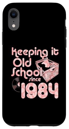 Keeping It Old School Since 1984 Year Box of Vinyl Records Hülle für iPhone XR Keeping It Old School Since 1984 Year Box of Vinyl Records Hülle für iPhone XR von Vinyl Record Collecting Girl Birthday Party Supply