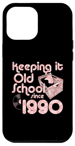 Keeping It Old School Since 1990 Year Box of Vinyl Records Hülle für iPhone 12 Pro Max Keeping It Old School Since 1990 Year Box of Vinyl Records Hülle für iPhone 12 Pro Max von Vinyl Record Collecting Girl Birthday Party Supply