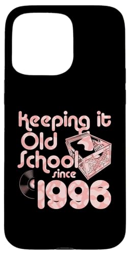 Keeping It Old School Since 1996 Year Box Of Vinyl Records Hülle für iPhone 15 Pro Max Keeping It Old School Since 1996 Year Box Of Vinyl Records Hülle für iPhone 15 Pro Max von Vinyl Record Collecting Girl Birthday Party Supply