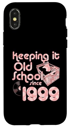 Keeping It Old School Since 1999 Year Box Of Vinyl Records Hülle für iPhone X/XS Keeping It Old School Since 1999 Year Box Of Vinyl Records Hülle für iPhone X/XS von Vinyl Record Collecting Girl Birthday Party Supply