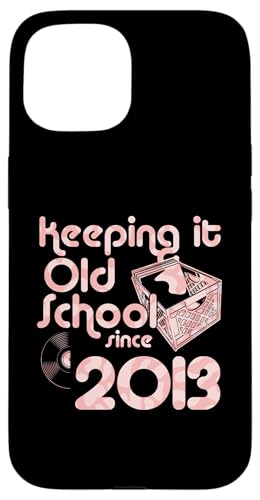 Keeping It Old School Since 2013 Year Box of Vinyl Records Hülle für iPhone 15 Keeping It Old School Since 2013 Year Box of Vinyl Records Hülle für iPhone 15 von Vinyl Record Collecting Girl Birthday Party Supply