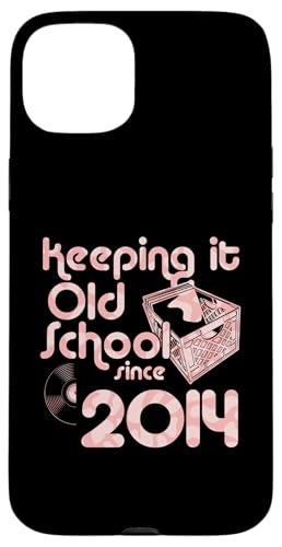 Keeping It Old School Since 2014 Year Box of Vinyl Records Hülle für iPhone 15 Plus Keeping It Old School Since 2014 Year Box of Vinyl Records Hülle für iPhone 15 Plus von Vinyl Record Collecting Girl Birthday Party Supply