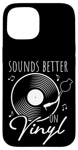 SOUNDS BETTER ON Vinyl Schallplatte Retro DJ Hülle für iPhone 15 SOUNDS BETTER ON Vinyl Schallplatte Retro DJ Hülle für iPhone 15 von Vinyl Schallplatte Retro DJ Motiv