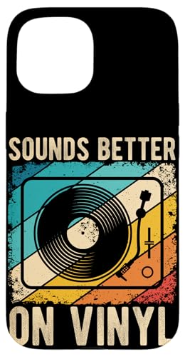 SOUNDS BETTER ON Vinyl Schallplatte Retro DJ Hülle für iPhone 15 SOUNDS BETTER ON Vinyl Schallplatte Retro DJ Hülle für iPhone 15 von Vinyl Schallplatte Retro DJ Motiv