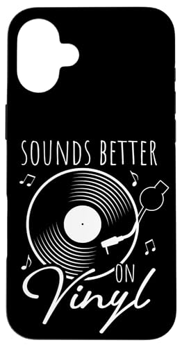 SOUNDS BETTER ON Vinyl Schallplatte Retro DJ Hülle für iPhone 16 Plus SOUNDS BETTER ON Vinyl Schallplatte Retro DJ Hülle für iPhone 16 Plus von Vinyl Schallplatte Retro DJ Motiv