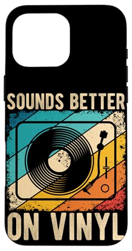 SOUNDS BETTER ON Vinyl Schallplatte Retro DJ Hülle für iPhone 16 Pro Max SOUNDS BETTER ON Vinyl Schallplatte Retro DJ Hülle für iPhone 16 Pro Max von Vinyl Schallplatte Retro DJ Motiv
