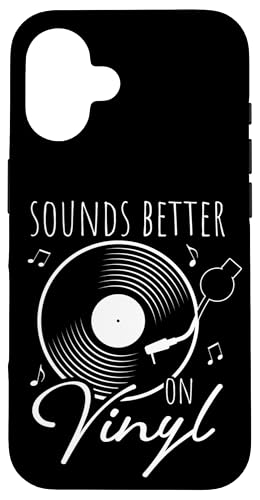 SOUNDS BETTER ON Vinyl Schallplatte Retro DJ Hülle für iPhone 16 SOUNDS BETTER ON Vinyl Schallplatte Retro DJ Hülle für iPhone 16 von Vinyl Schallplatte Retro DJ Motiv
