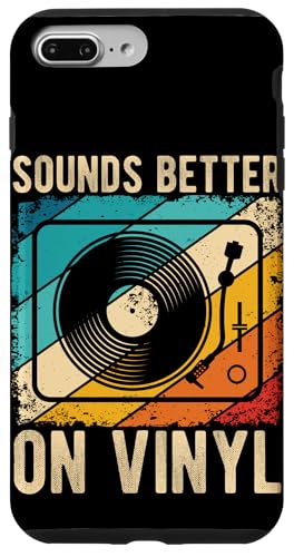 SOUNDS BETTER ON Vinyl Schallplatte Retro DJ Hülle für iPhone 7 Plus/8 Plus SOUNDS BETTER ON Vinyl Schallplatte Retro DJ Hülle für iPhone 7 Plus/8 Plus von Vinyl Schallplatte Retro DJ Motiv