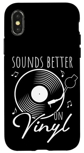 SOUNDS BETTER ON Vinyl Schallplatte Retro DJ Hülle für iPhone X/XS SOUNDS BETTER ON Vinyl Schallplatte Retro DJ Hülle für iPhone X/XS von Vinyl Schallplatte Retro DJ Motiv