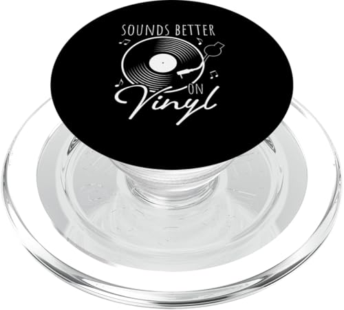 SOUNDS BETTER ON Vinyl Schallplatte Retro DJ PopSockets PopGrip für MagSafe SOUNDS BETTER ON Vinyl Schallplatte Retro DJ PopSockets PopGrip für MagSafe von Vinyl Schallplatte Retro DJ Motiv