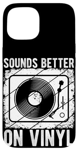 SOUNDS BETTER ON Vinyl Schallplatte Retro Hülle für iPhone 15 SOUNDS BETTER ON Vinyl Schallplatte Retro Hülle für iPhone 15 von Vinyl Schallplatte Retro Motiv