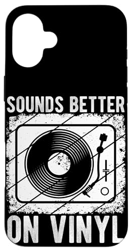 SOUNDS BETTER ON Vinyl Schallplatte Retro Hülle für iPhone 16 Plus von Vinyl Schallplatte Retro Motiv