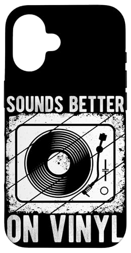 SOUNDS BETTER ON Vinyl Schallplatte Retro Hülle für iPhone 16 SOUNDS BETTER ON Vinyl Schallplatte Retro Hülle für iPhone 16 von Vinyl Schallplatte Retro Motiv