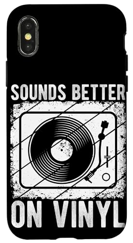 SOUNDS BETTER ON Vinyl Schallplatte Retro Hülle für iPhone X/XS SOUNDS BETTER ON Vinyl Schallplatte Retro Hülle für iPhone X/XS von Vinyl Schallplatte Retro Motiv