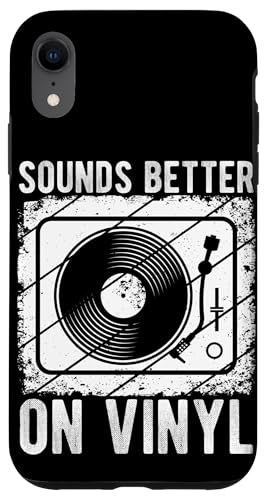 SOUNDS BETTER ON Vinyl Schallplatte Retro Hülle für iPhone XR SOUNDS BETTER ON Vinyl Schallplatte Retro Hülle für iPhone XR von Vinyl Schallplatte Retro Motiv
