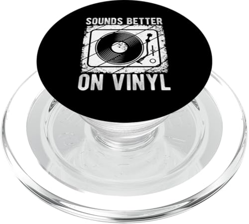 SOUNDS BETTER ON Vinyl Schallplatte Retro PopSockets PopGrip für MagSafe SOUNDS BETTER ON Vinyl Schallplatte Retro PopSockets PopGrip für MagSafe von Vinyl Schallplatte Retro Motiv