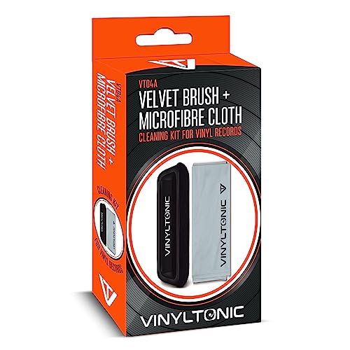 Vinyl Tonic Reinigungsset mit Samtbürste und Mikrofasertuch von Vinyl Tonic