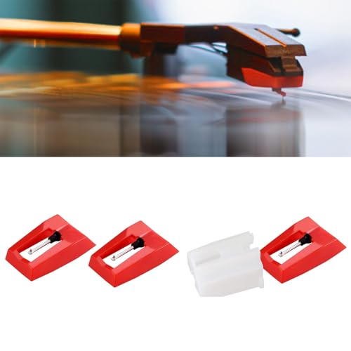3 Stück Nadel für Plattenspieler, Ersatznadel für Plattenspieler Nadel Diamant Schallplattenspieler, Diamant Stylus Ersatz für Meiste Plattenspieler, Ersatzzubehör für Schallplattenspieler&Phonograph 3 Stück Nadel für Plattenspieler, Ersatznadel für Plattenspieler Nadel Diamant Schallplattenspieler, Diamant Stylus Ersatz für Meiste Plattenspieler, Ersatzzubehör für Schallplattenspieler&Phonograph von Viojrlly