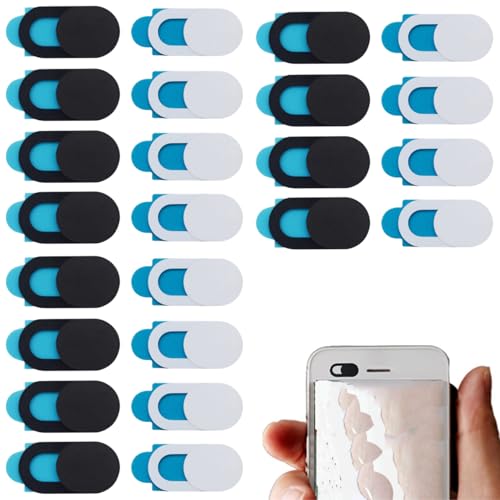 Viojrlly 24 Stück Webcam Abdeckung, Laptop Kamera Abdeckung Schieber, Web Kamera Slider Abdeckung Cover Zubehör, Kamera Abdeckung Handy Ultradünn, Peeping Verhindern Schieben Kamera Abdeckung Viojrlly 24 Stück Webcam Abdeckung, Laptop Kamera Abdeckung Schieber, Web Kamera Slider Abdeckung Cover Zubehör, Kamera Abdeckung Handy Ultradünn, Peeping Verhindern Schieben Kamera Abdeckung von Viojrlly