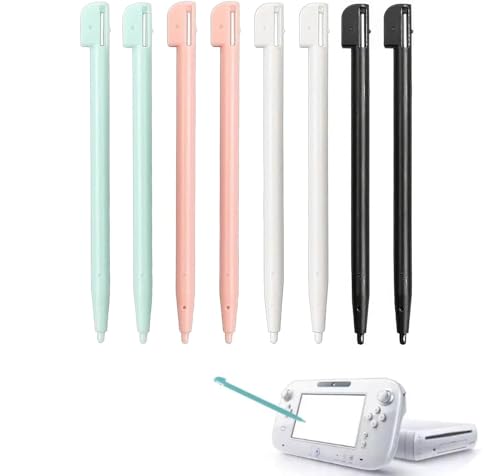 Viojrlly 8 Stück Eingabestift Stift, Farben Eingabestift Touch Screen, für NDS DS Lite DSL NDSL Pen Tip Spielkonsole Stylus Kunststoff Spielkonsole Zubehör Genauigkeit und Schützen (4 Farben) von Viojrlly