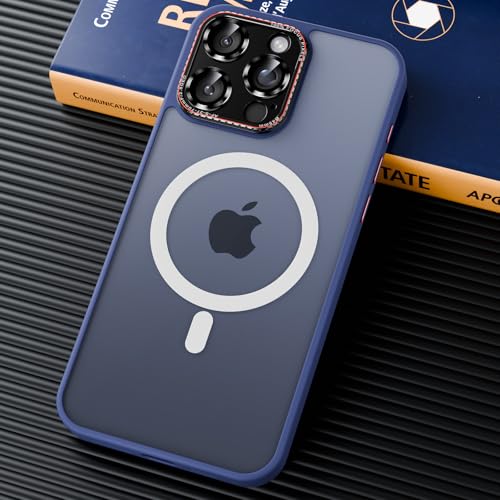 Viojrlra für iPhone 15 Pro Hülle Kompatibel mit MagSafe,Magnetisch Handyhülle mit 2 Stück Panzer Schutz Glas, Stoßfest Kratzfest Matt Schutzhülle, Integrierter Kameraschutz Hüllen für Blau Viojrlra für iPhone 15 Pro Hülle Kompatibel mit MagSafe,Magnetisch Handyhülle mit 2 Stück Panzer Schutz Glas, Stoßfest Kratzfest Matt Schutzhülle, Integrierter Kameraschutz Hüllen für Blau von Viojrlra