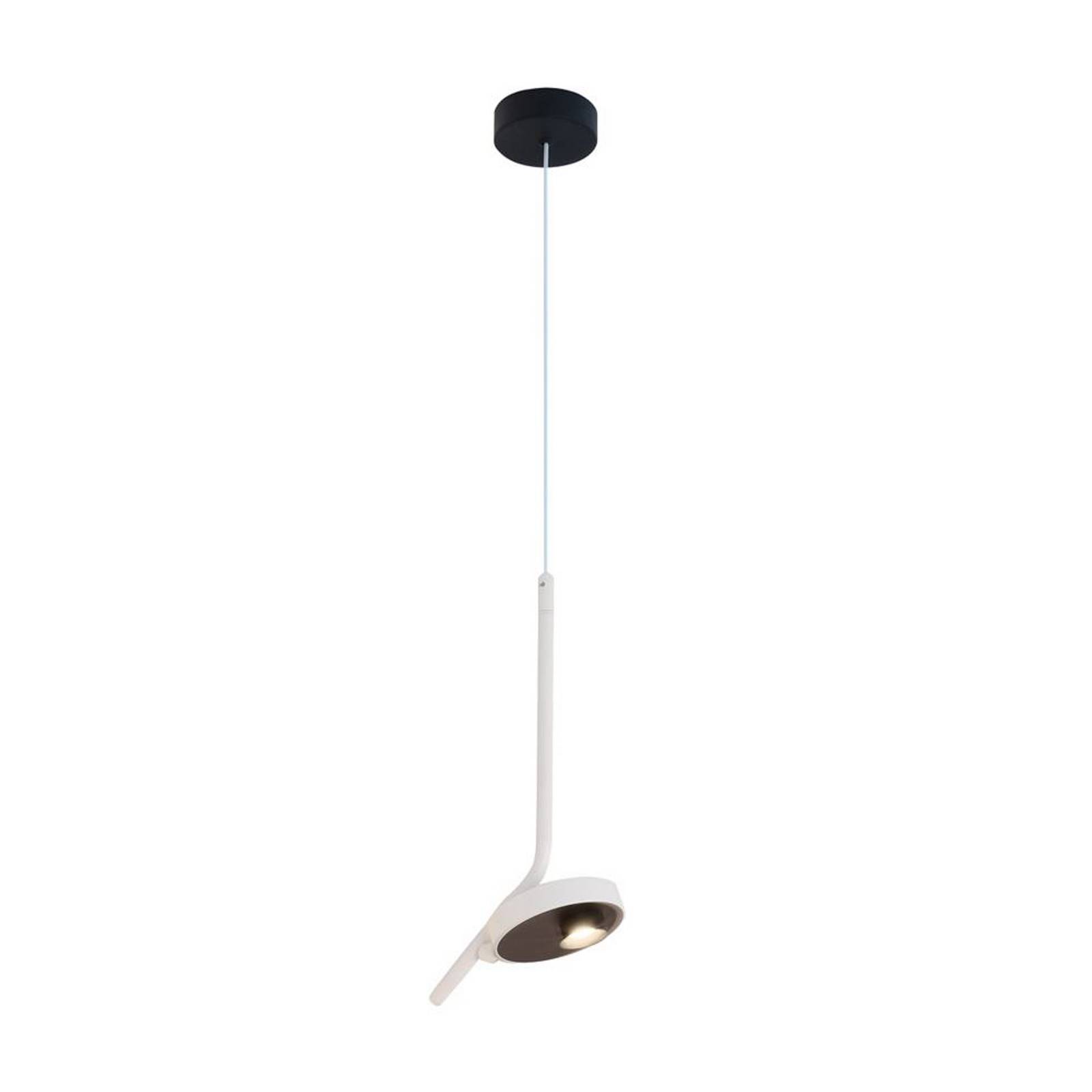 LED-Hängelampe Factory, weiß, Ø 15 cm, Metall LED-Hängelampe Factory, weiß, Ø 15 cm, Metall von Viokef