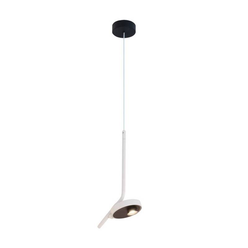LED-Hängelampe Factory, weiß, Ø 15 cm, Metall von Viokef