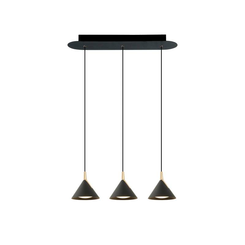 LED-Hängeleuchte Jolly, dreiflammig, linear von Viokef