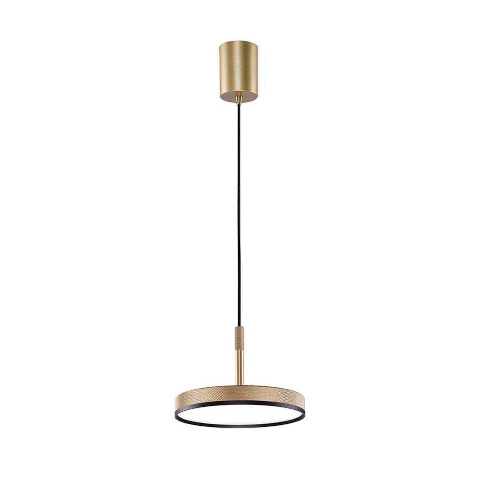 LED-Pendellampe Don, goldfarben, Ø 20 cm, Metall LED-Pendellampe Don, goldfarben, Ø 20 cm, Metall von Viokef