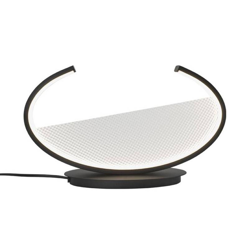 LED-Tischlampe Adele, Höhe 22 cm, schwarz, Metall von Viokef