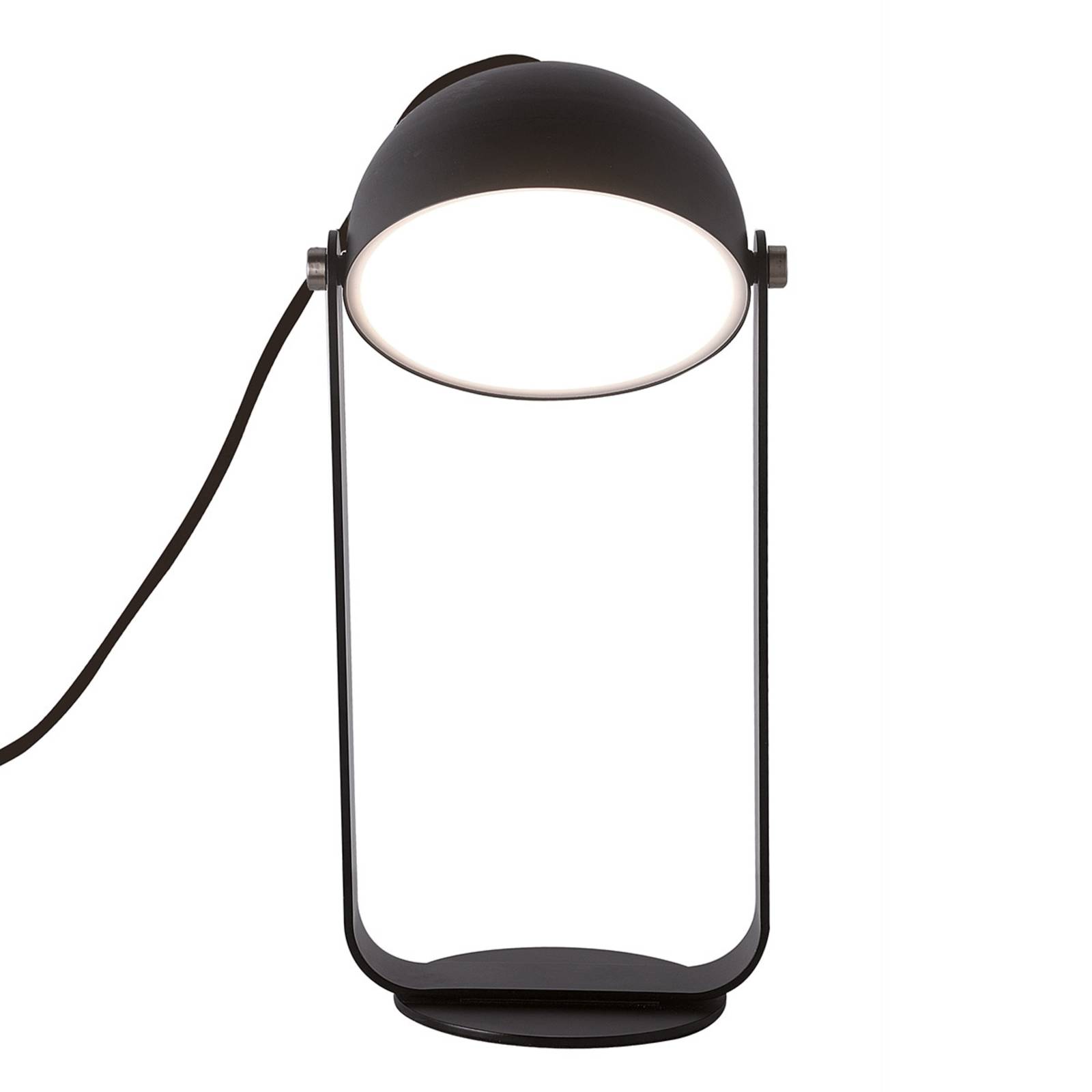 LED-Tischleuchte Hemi schwenkbarer Schirm schwarz LED-Tischleuchte Hemi schwenkbarer Schirm schwarz von Viokef